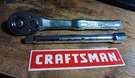 Craftsman 3/8-IN Dr Quick-release Ratchet CMMT86722 + 6" Ext 44261. Fixed Price $22.88.