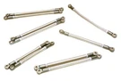 Stainless Steel Linkage Set W/ Alloy Rod Ends For Axial 1/10 SCX10 Ii #90046-47. Fixed Price $58.39.