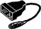 OTC-3305-141 () Obd And Ii Cable Kit For Nissan. Fixed Price $108.30.
