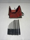 Snap On 12PC Roll Pin Punch Set Original Pouch PPR712K. Fixed Price $180.00.