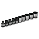 Jegs 10-PIECE Spline Socket Set 3/8 In. Drive Sae/metric. Fixed Price $18.99.