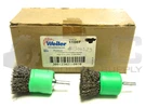 New Lot Of 2 Weiler 11007 1" Crimped Wire Coated Cup End .0104. Fixed Price $38.00.