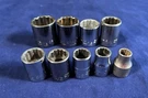 Craftsman Sae 12 Pt 3/8" Drive Socket Set 13/16 -5/16 "44338 G1 Vv Ee G2. Fixed Price $29.95.