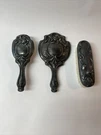 Vintage 19TH Century Wallace Bros. Silver Company 300 Vanity Set Mirror Brushes. Fixed Price $100.00.