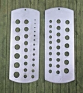 (2) Mitutoyo Drill Gauges-fractional Size (950-206) & Letter (950-209) Usa. Fixed Price $25.95.