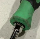 Snap On Tools SGD8B 3/8" Flat Tip Green Soft Grip Standard Screwdriver Usa. Fixed Price $28.99.