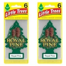 Little Trees Hanging Car And Home Air Freshener, Royal Pine Scent, 12 Pack. Fixed Price $15.42.