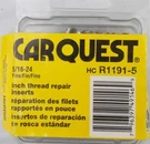 Inch Thread Repair Inserts 5/16-24 R1191-5 Carquest Helicoil '12 Pieces'. Fixed Price $10.97.