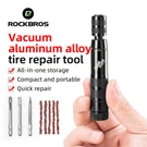 Rockbros Bike Tubeless Vacuum Tire Repair Tool Kit Aluminum Alloy With Patch. Fixed Price $16.58.