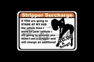 Stripper Surcharge Overlay Decal Snap On Wrench Ratchet Screwdriver Impact. Fixed Price $6.50.