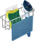 Rustproof Sponge Holder Caddy For Kitchen, Stainless Steel Organizer, Brush. Fixed Price $23.18.