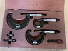 Starrett ST436.1AXRLZ Outside Micrometer Set 0-3" Range .0001 Grad. Fixed Price $650.00.