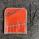 Snap-on C-72B Punch & Chisel Set Pouch *empty*black Stitch For Repair*. Fixed Price $15.00.