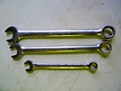 Blue Line Combination Wrenchs 5/8" CW20, 9/16" CW18, 3/8" CW12. Fixed Price $24.99.