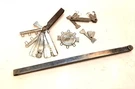 Vintage Blue-point FBL325A 12" Feeler Gauge (used) & Assorted Gages Made Usa. Fixed Price $29.95.
