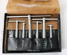 Sears Craftsman Usa 6 Piece Telescoping Gage Gauge Set 9 4027 W/ Box Vgc. Fixed Price $54.50.