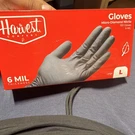 The Harvest Company Micro-diamond Nitrile Gloves Large 100 Pack Mpn 31640. Fixed Price $16.00.