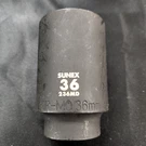 Qty 1 New Sunex 236MD Metric Deep Impact Socket 3" Long. Fixed Price $24.95.