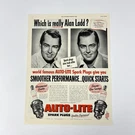 1952 Alan Ladd Auto-lite Spark Plugs Print Vintage Hollywood Automotive Art. Fixed Price $16.99.