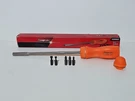 Snap-on Tools Usa New Orange Hard Grip 8" Shaft Ratcheting Screwdriver SSDMR8A. Fixed Price $157.95.