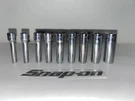 Snap-on 110STMY 9PC 1/4" Drive 6-POINT Sae Flank Deep Sockets. Fixed Price $123.25.
