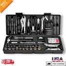 Pittsburgh 130 Piece Tool Set With Blow Mold Storage Case Screwdrivers Wrenches. Fixed Price $67.99.