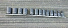 Grey Pneumatic (1203M) 3/8" Drive 13-PIECE 12POINT Standard Length Metric Socket. Fixed Price $25.00.