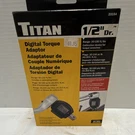 Titan 23154 Digital Torque Adapter 1/2IN Drive Led Backlight Swivel Flip. Fixed Price $29.99.