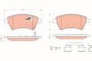 GDB1673 Trw Brake Pad Set, Disc For Fiat, Suzuki. Fixed Price $41.80.