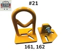 SET#21 Mo Clamp Style Door Jamb Post Puller 5616 + Hinge Plate 5623 Heavy Duty. Fixed Price $47.99.