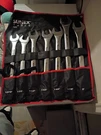 Sunex Tools 9707MA Piece Metric Raised Panel Jumbo Combination Wrench Set. Fixed Price $100.00.