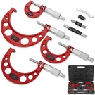 Premium Outside Micrometer Set 0-4" 0.0001" (0-1"/1-2"/2-3"/3-4") Precision.... Fixed Price $121.97.