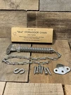 Vintage Nos Zinc Plated Storm Screen Door Chain Ideal Security Hardware Box Hbg. Fixed Price $12.50.