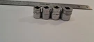 Snap On Tools F241, FV221, FV201,F-161, Sae 12 Pt. 3/8" Drive Usa Made Sockets. Fixed Price $34.99.