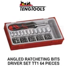 Teng Tools Piece Angled Ratcheting Bits Driver Set TTMDRT64. Fixed Price $91.10.