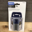 Kobalt Utility Blades 75CT Heavy Duty High Carbon Steel 1-7/8IN Width 2491094. Fixed Price $12.95.