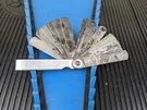 #BE765 Blue Point FB325A Feeler Gage Gauge Set Blades Sae/metric. Fixed Price $15.95.