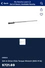 New Urrea 6133 3/4" Dr 0-600 Ft-lb Dial Indicator Torque Wrench Made By Cdi Usa. Fixed Price $229.99.