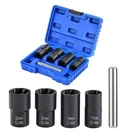 Twist Socket Set Lug Nut Remover Extractor Tool 5 Piece Metric Bolt And N.... Fixed Price $22.51.