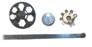 Mac FG009 8" Feeler Gauge ,matco FG25 Bluepoint FB360A Gapper, Metric Wrench. Fixed Price $19.99.