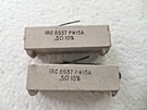 Lot 2PCS Trw Irc 8937-PW15A 0.5 Ohm Watt 10% Wire Wound Resistor. Fixed Price $5.00.
