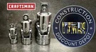 Craftsman Piece Universal Joint Set 1/4-IN 3/8-IN 1/2-IN CMMT99277. Fixed Price $17.95.