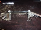 Vintage Mac Tools Spark Plug Ignition Folding Gauge Set Feeler Gage FG018 Usa. Fixed Price $18.00.