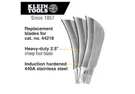 Klein Tools Replacement Hawkbill Sheepsfoot 3 Pack Blades 44219 For 44218. Fixed Price $14.76.