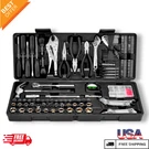 Pittsburgh 130 Piece Tool Set With Blow Mold Storage Case Screwdrivers Wrenches. Fixed Price $68.99.