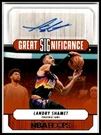 2022 Hoops #gs-lsm Landry Shamet Great Significance. Fixed Price $5.00.