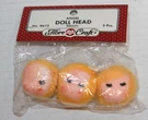 Vintage Pack Fibre Craft 30MM Angel Doll Heads 9673. Fixed Price $5.99.