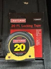 Sears Craftsman Usa Nos 20FT Locking Tape Measure Rare Yellow 39697. Fixed Price $44.95.