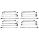 Mountain 4SETS- 5 Pc Metric Flexible Reversible Ratchet. Fixed Price $512.53.