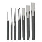 Westward 2AJB3 Punch And Chisel Set, 7 Pc. Fixed Price $24.99.